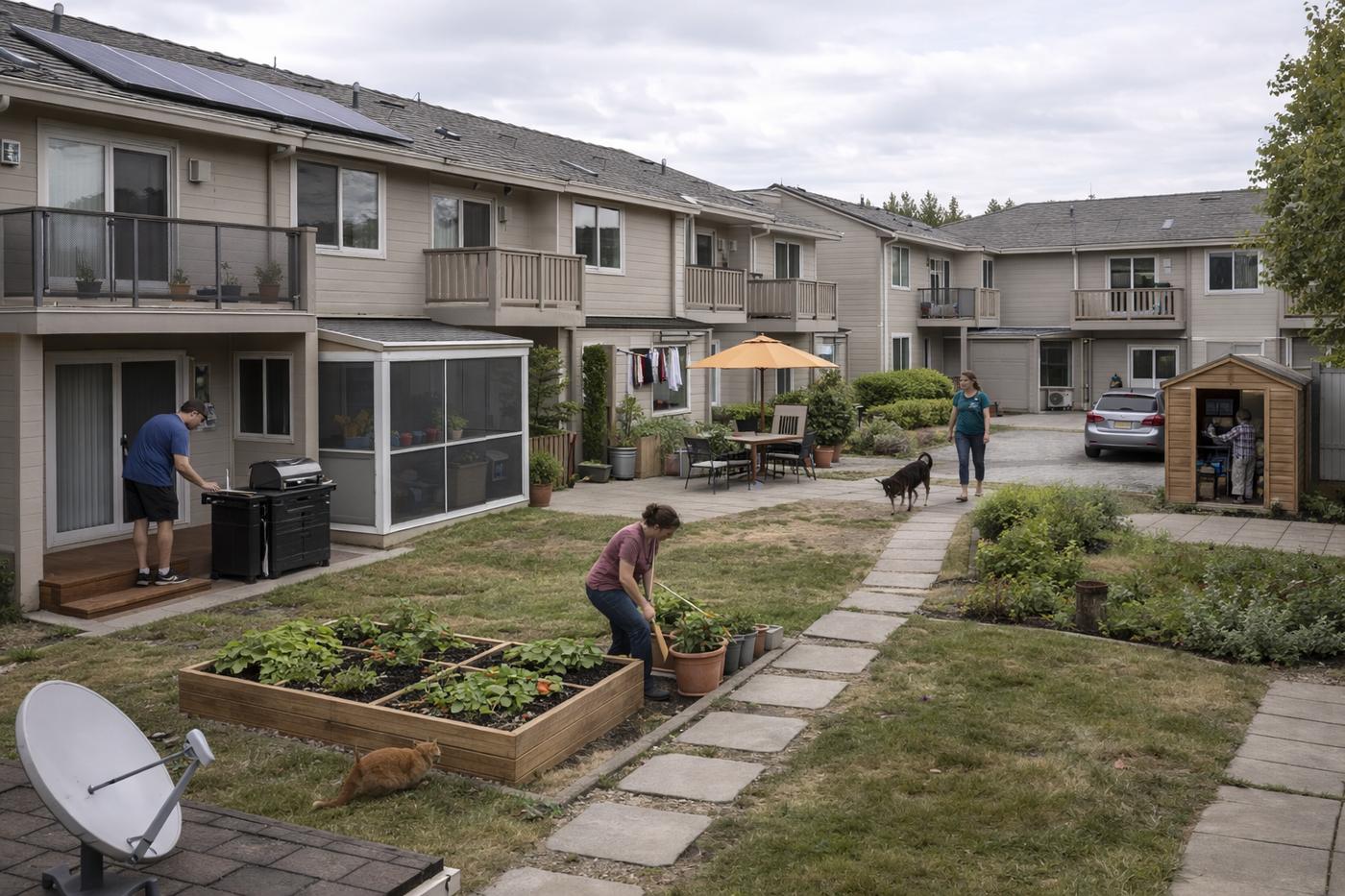 Uses and alterations to common property by lot owners